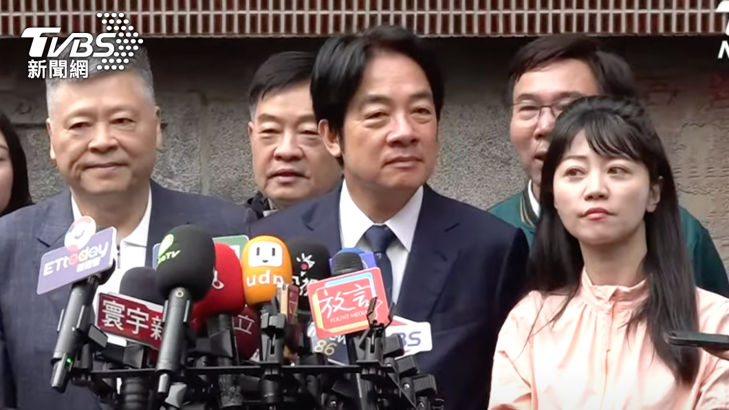 賴清德為高嘉瑜拉票。（圖／TVBS）
