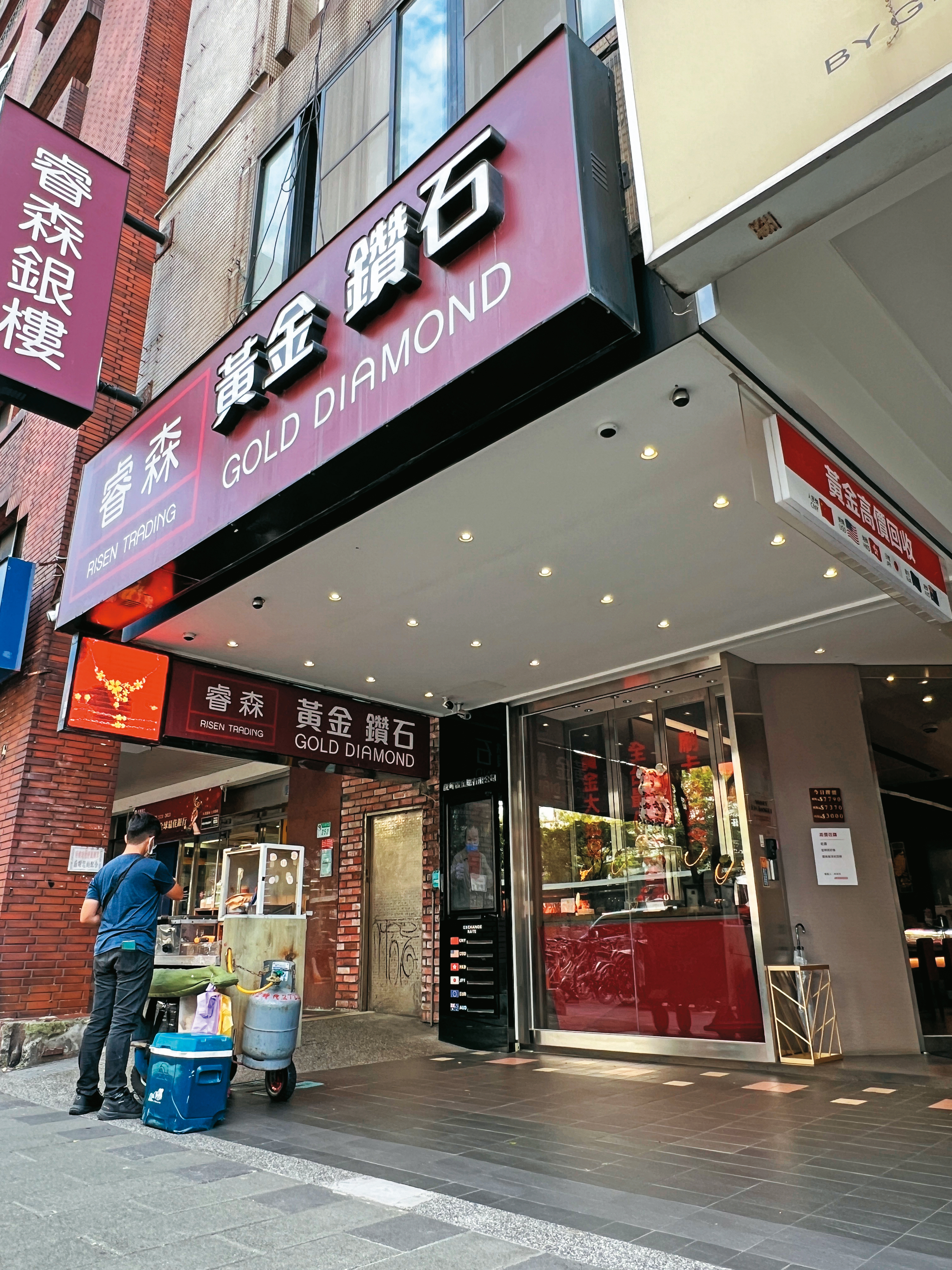 睿森銀樓捲入百億洗錢及地下匯兌案,曾有人上門刷卡換現金,地下室的招待所與88會館都有不少檢警人員涉足。(圖/鏡週刊)