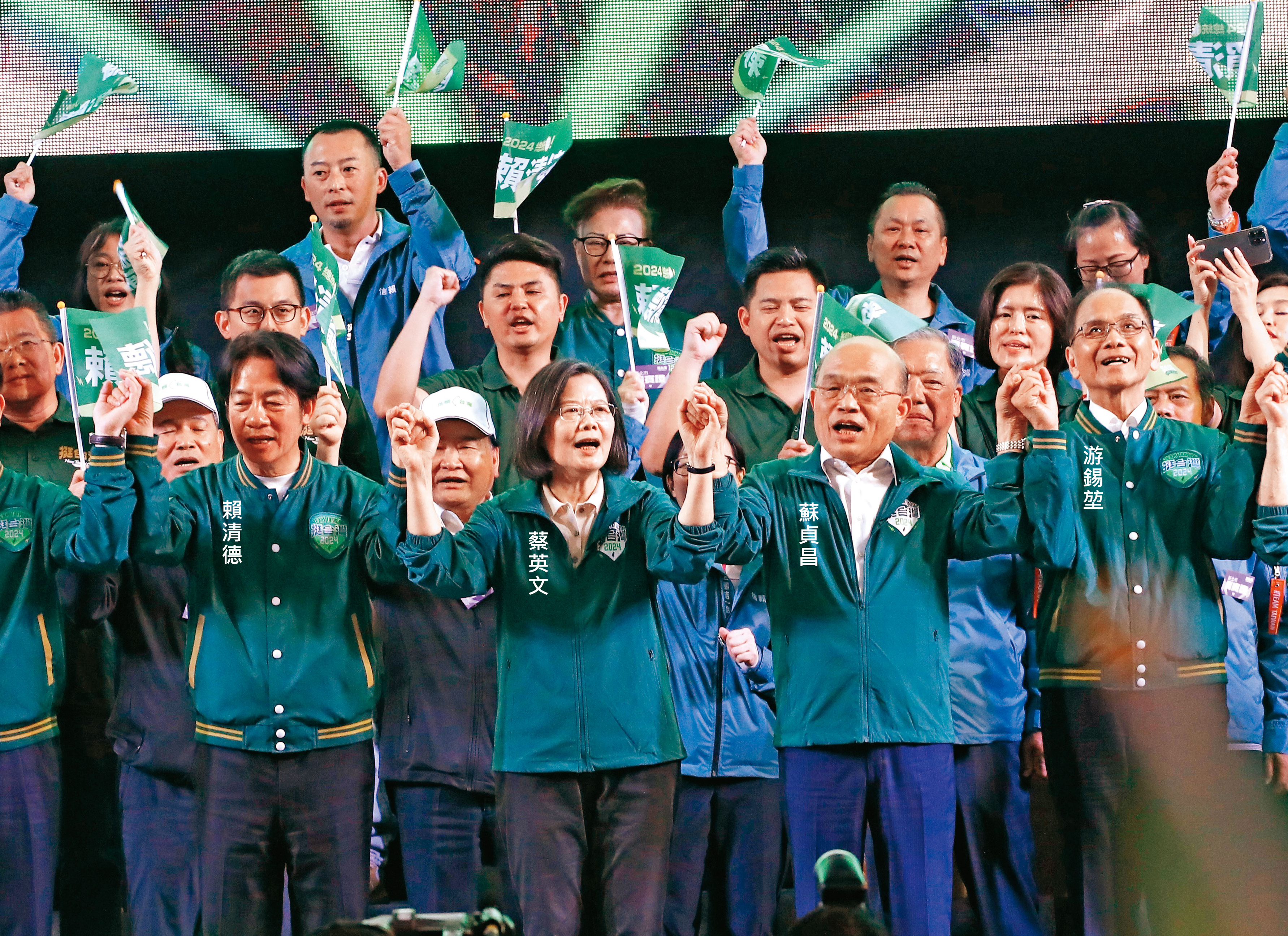 包括蘇貞昌、蔡英文等民進黨天王輔選團隊,將在選戰最後關頭全力助選。(圖/鏡週刊)