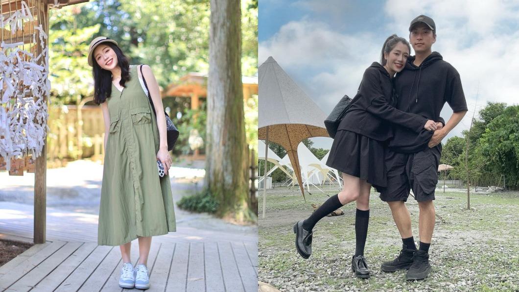 逸歡、狄森(王昊翔)愛情長跑10年,去年登記結婚。(圖/翻攝自逸歡IG)