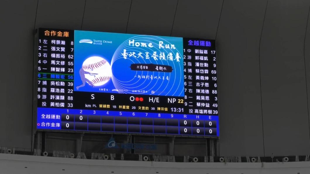 大巨蛋今天進行閉門測試賽。(圖/遠雄集團提供)