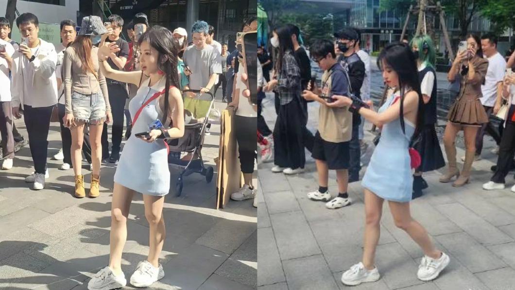 馮提莫無P圖照曝光，網友驚像64身。（圖／翻攝自微博）