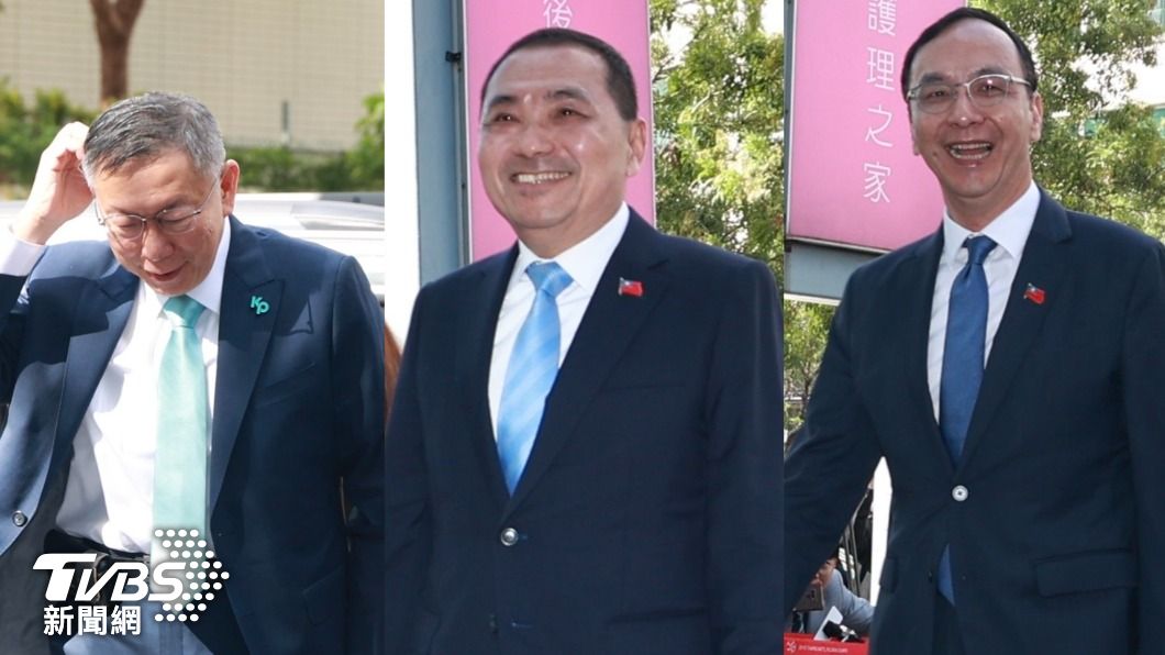 領帶藏玄機?藍白二次會 柯文哲不跟朱立倫、侯友宜穿情侶裝