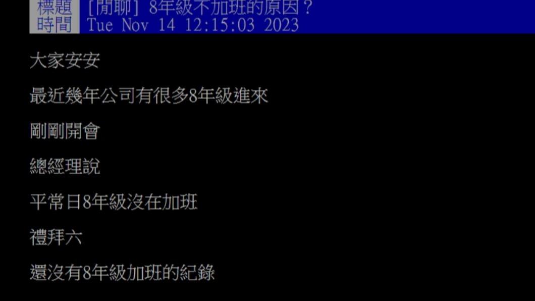 原PO發文。（圖／翻攝自PTT）
