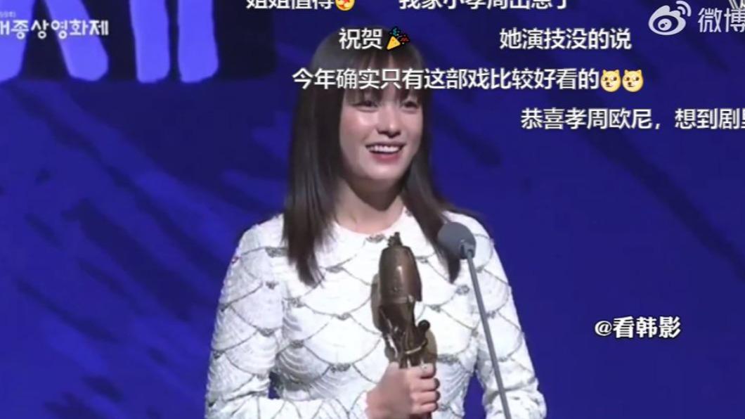 圖/翻攝自微博 看韩影