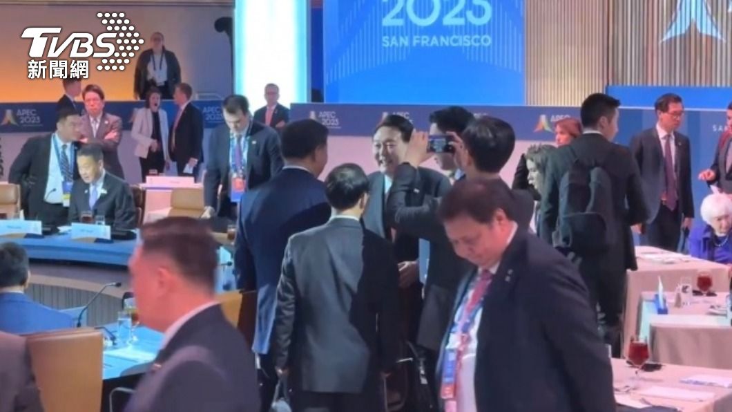 APEC領袖代表全體會議 尹錫悅與習近平互動受矚