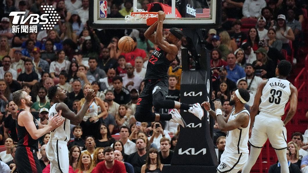 NBA/巴特勒豪取36分 熱火焚籃網開低走高7連勝
