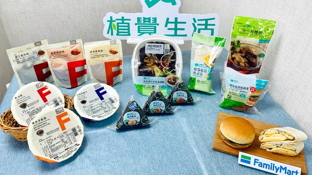 響應國際蔬食日,超商推出多款蔬食料理。(圖/業者提供)