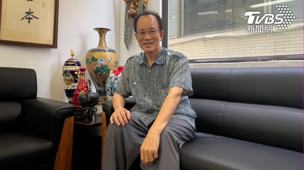 柯文哲總統競選總部南高屏總協調林富男。（圖／林雅婷攝影）