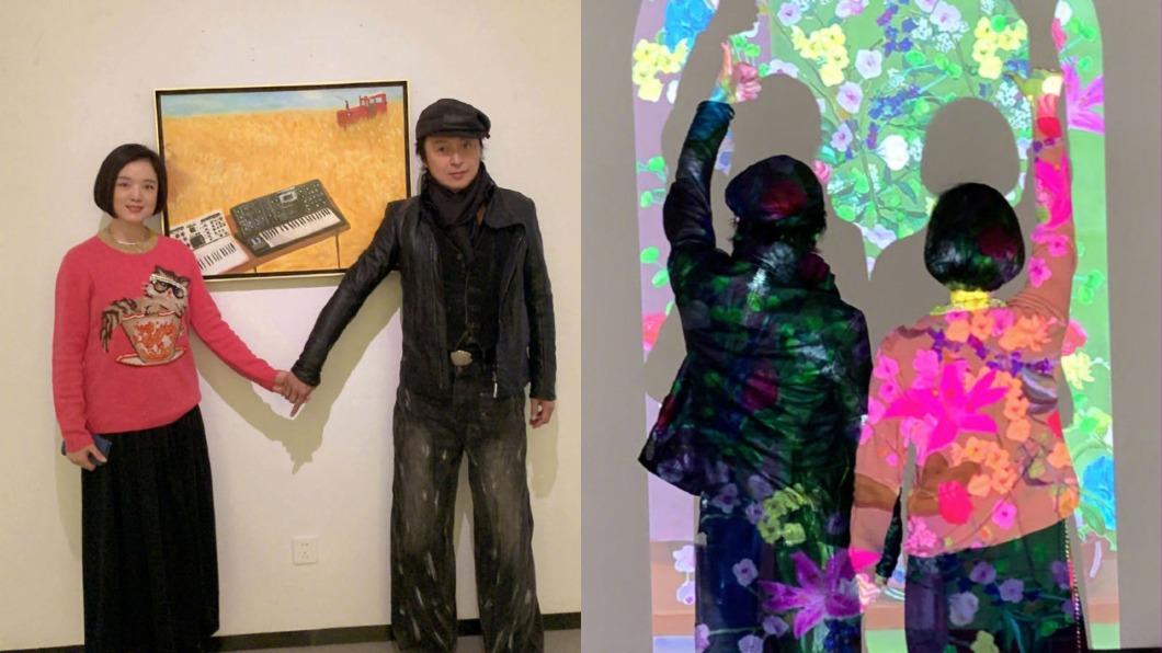 馬景濤曬出多張與白雪雙手緊牽合照，粉絲誤以為要官宣。（圖／翻攝自馬景濤微博）