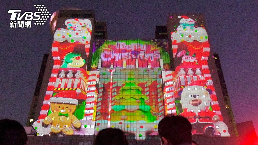 3D光雕展演首次上映。(圖/胡瑞麒攝)