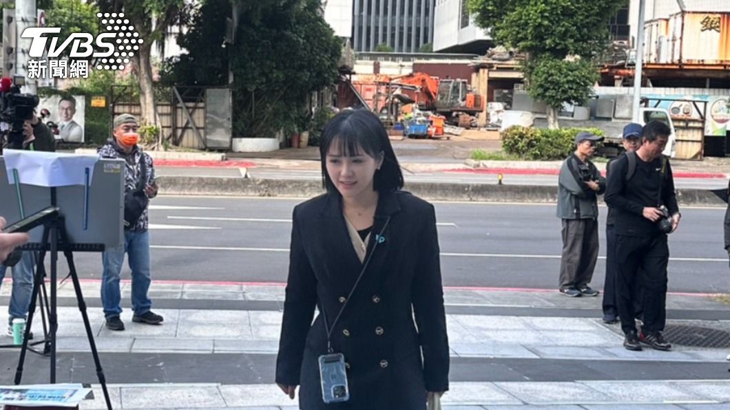 柯文哲競辦發言人吳怡萱。(圖/林至柔攝)