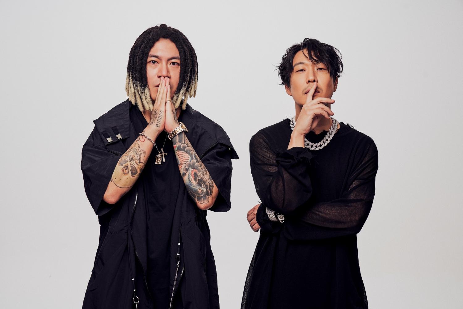 Haha(右)與Skull組成「RGP」。(圖/寬魚國際、D-SHOW提供)