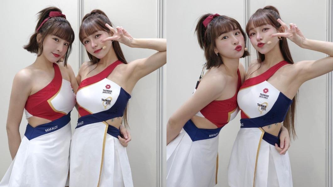 峮峮、林襄(右)驚喜合體,畫面超香。(圖/翻攝自林襄 IG)