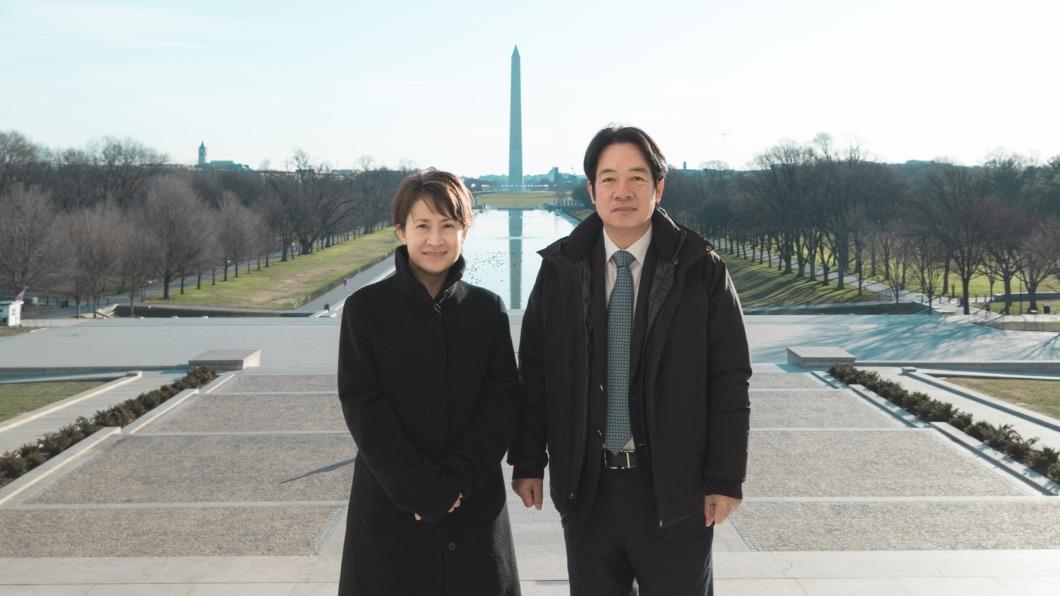 賴清德臉書貼出與蕭美琴3年前的合照。(圖/翻攝自賴清德 臉書)