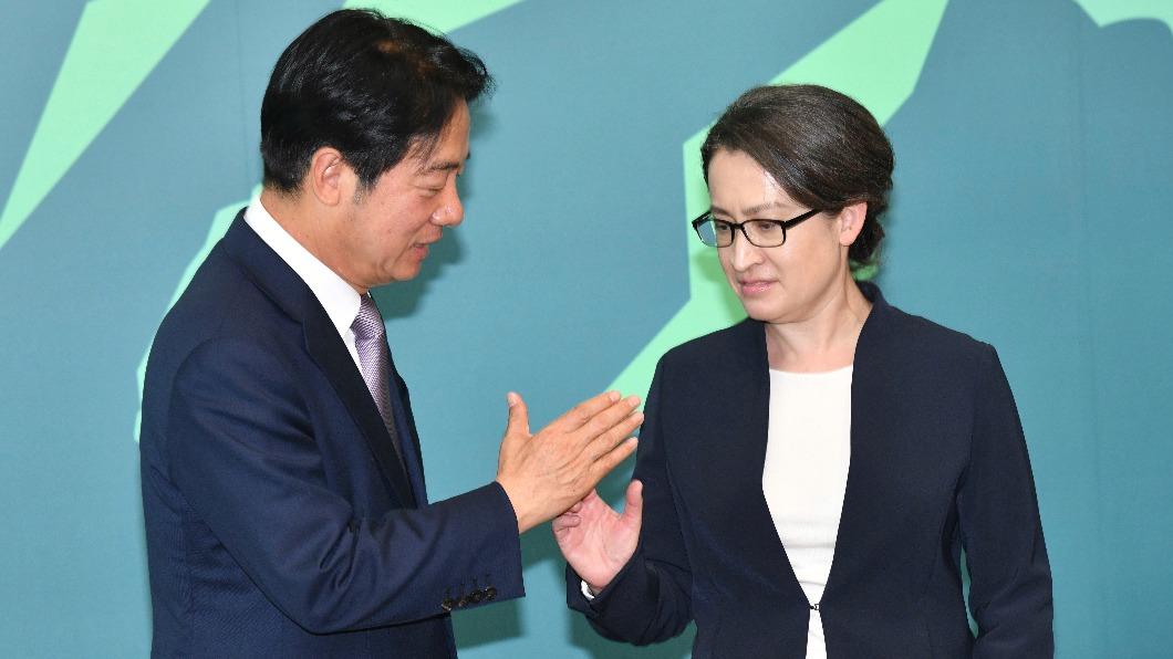 賴蕭配正式亮相。(圖/胡瑞麒攝)