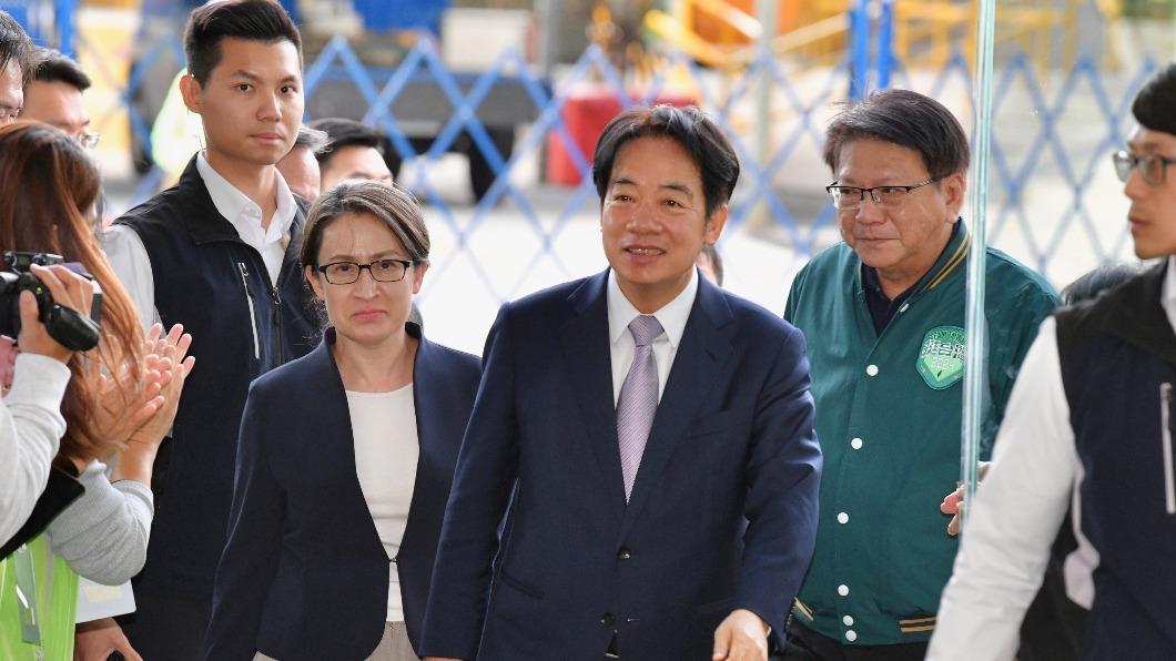 賴蕭配正式亮相。(圖/胡瑞麒攝)