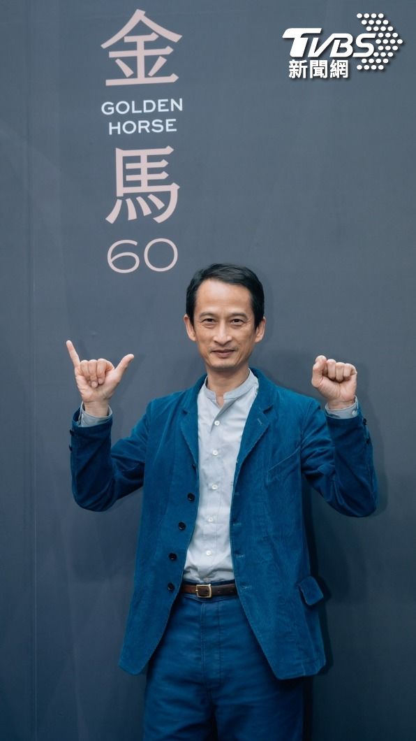 陳英雄來台參加金馬獎。(圖/金馬執委會提供)