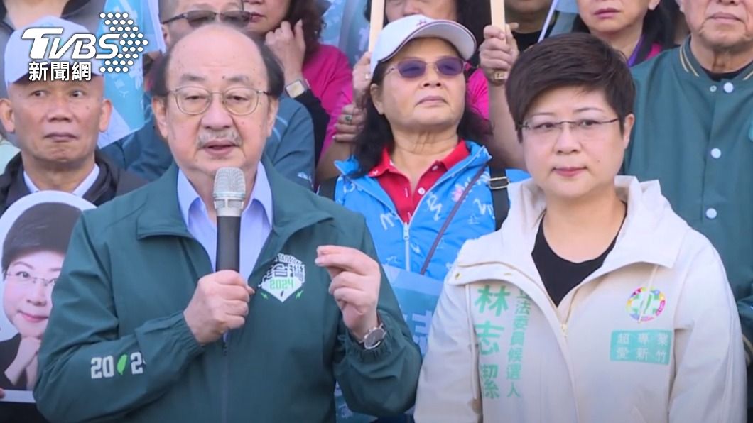 柯建銘(左)多次在賴清德面前推薦林志潔(右)參選新竹市。(圖/TVBS)