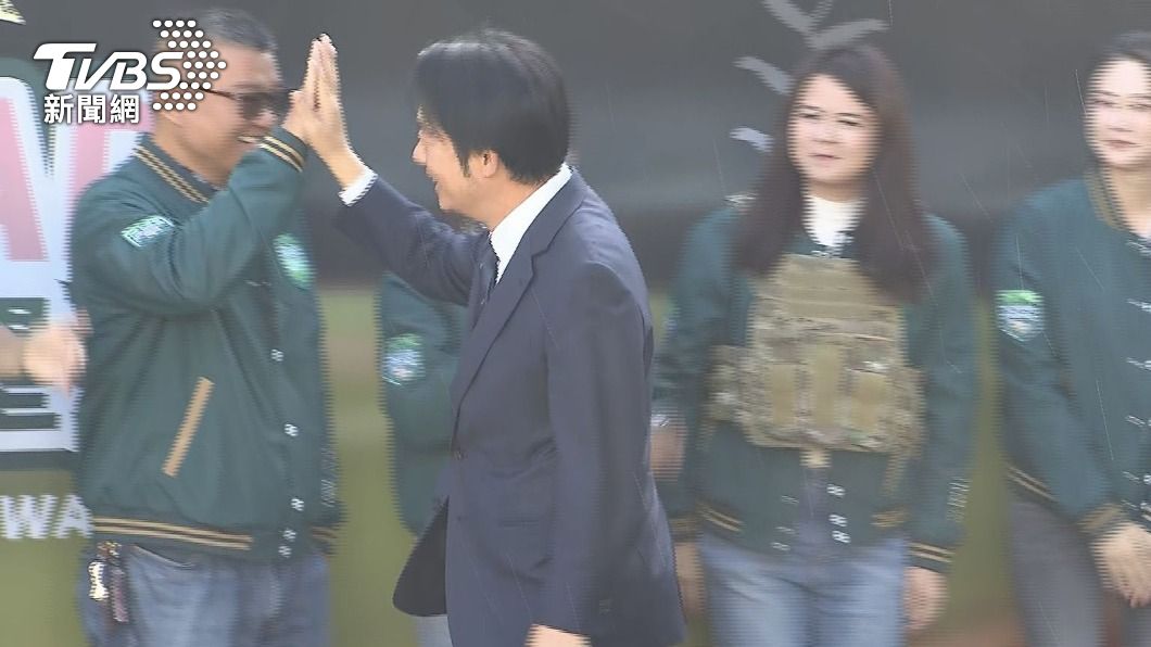 民進黨總統參選人 賴清德及立委參選人 莊銘淵。(圖/TVBS)