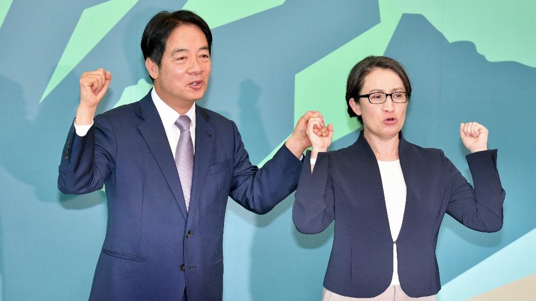 民進黨副總統參選人蕭美琴。(圖/胡瑞麒攝)