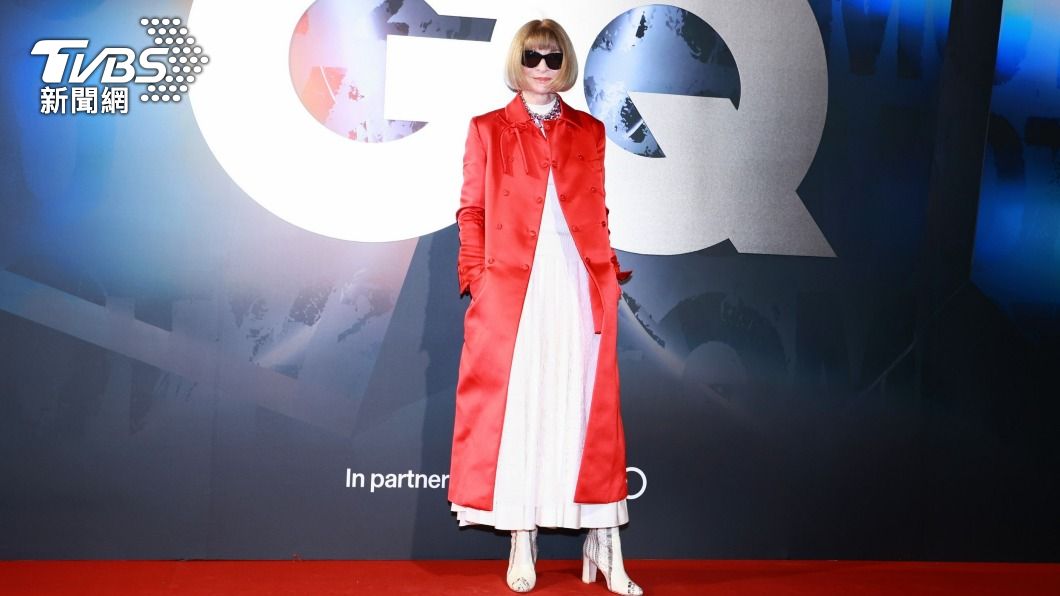 時尚女魔頭安娜溫圖(Anna Wintour)。(圖/趙世平攝)