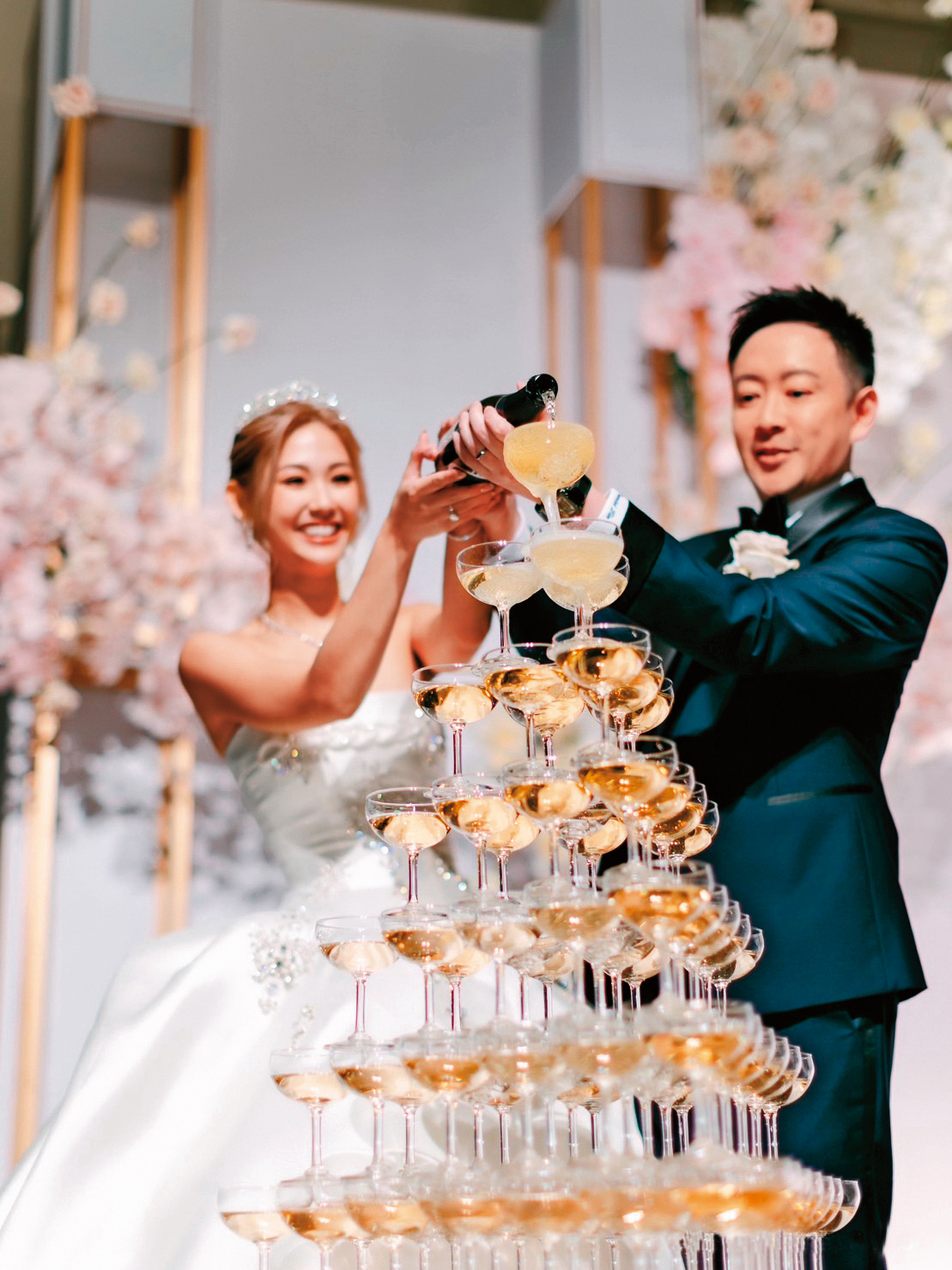 林知蔚的婚禮低調且溫馨,也是華南金林明成3個兒子成家的最後一部曲。(圖/讀者提供)