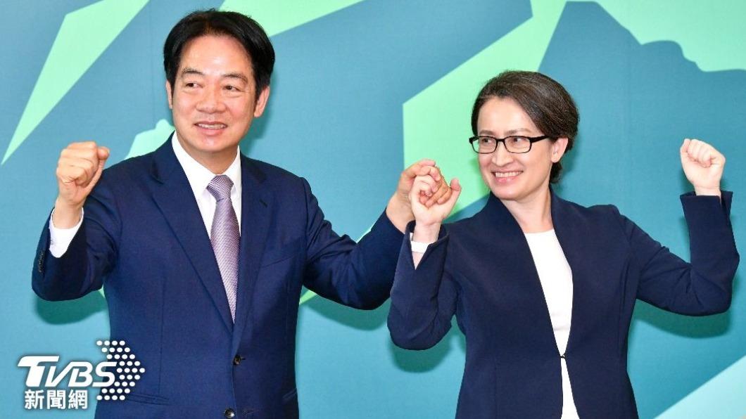 賴蕭配20日正式亮相。(圖/胡瑞麒攝)