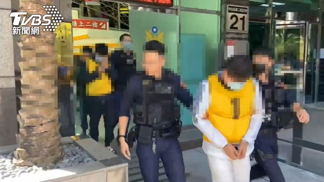 警方將滋事的7人移送法辦。(圖/TVBS)