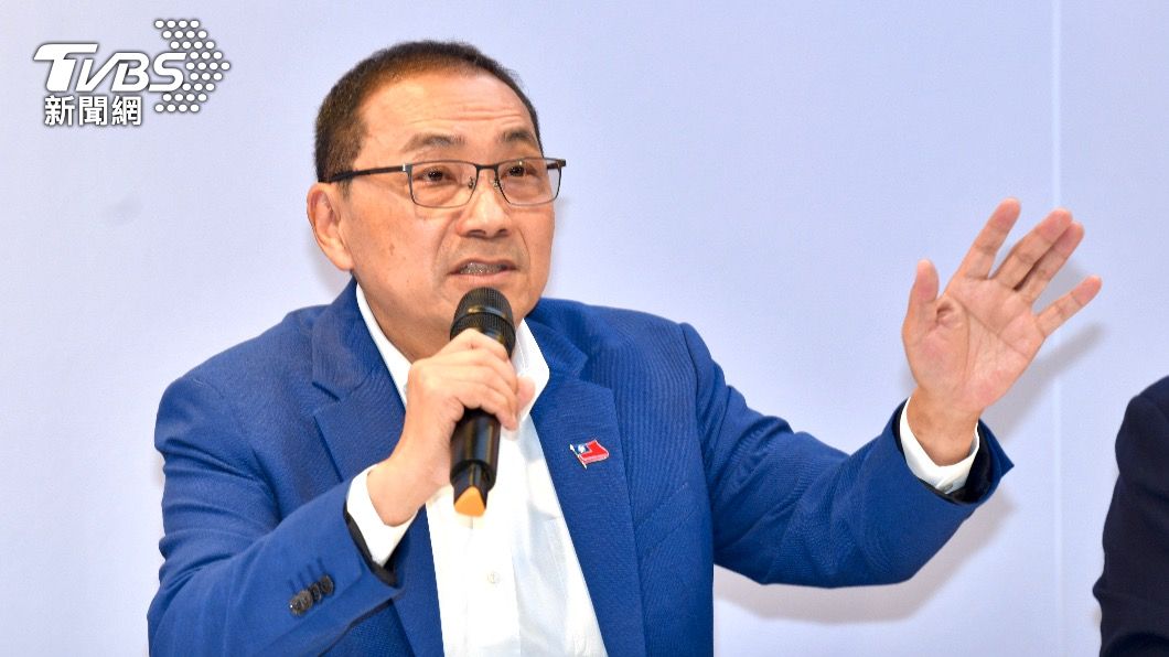 國民黨總統參選人侯友宜。(圖/胡瑞麒攝)