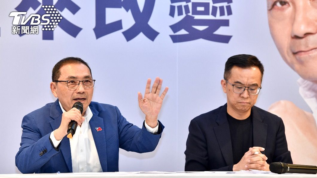 侯友宜、黃子哲。(圖/胡瑞麒攝)