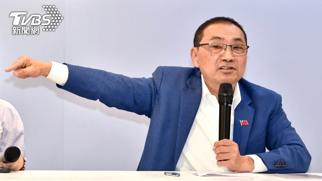 國民黨總統參選人侯友宜。(圖/胡瑞麒攝)
