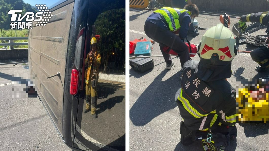 下班回家卻在隧道前自撞翻車 南投男受困車內沒了心跳