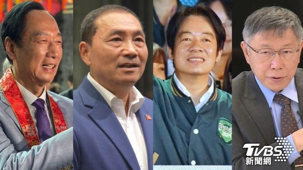 最新總統當選率出爐!柯文哲「2數據」衝第一 侯略勝柯0.5%