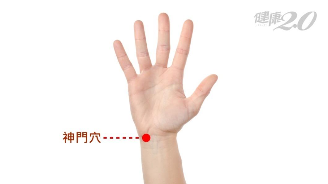 神門穴位置。(圖/健康2.0)