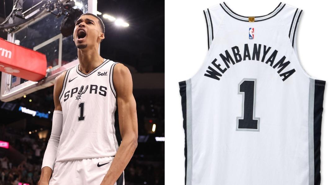 NBA/文班亞馬NBA首秀「原味球衣」售出 要價2400萬