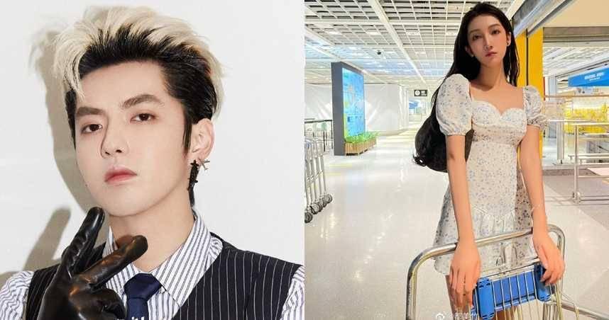 吳亦凡、都美竹。(圖/翻攝自吳亦凡、都美竹微博)