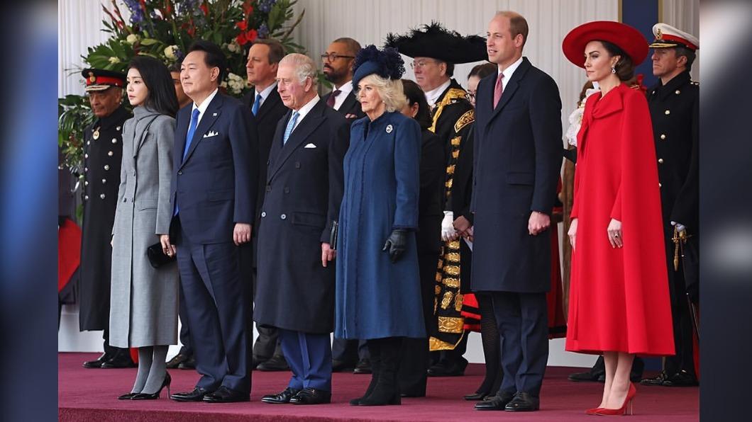 尹錫悅夫婦訪英進行國是訪問，也慶祝英韓建交140年。（圖／翻攝自princeandprincessofwales IG）
