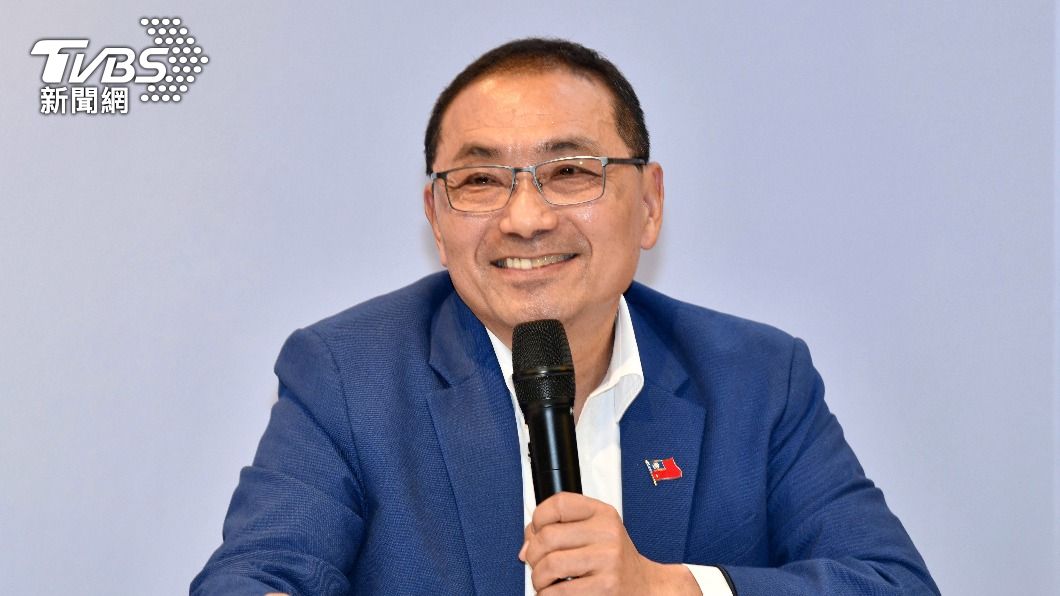 侯友宜民調緊追賴清德。(圖/胡瑞麒攝)