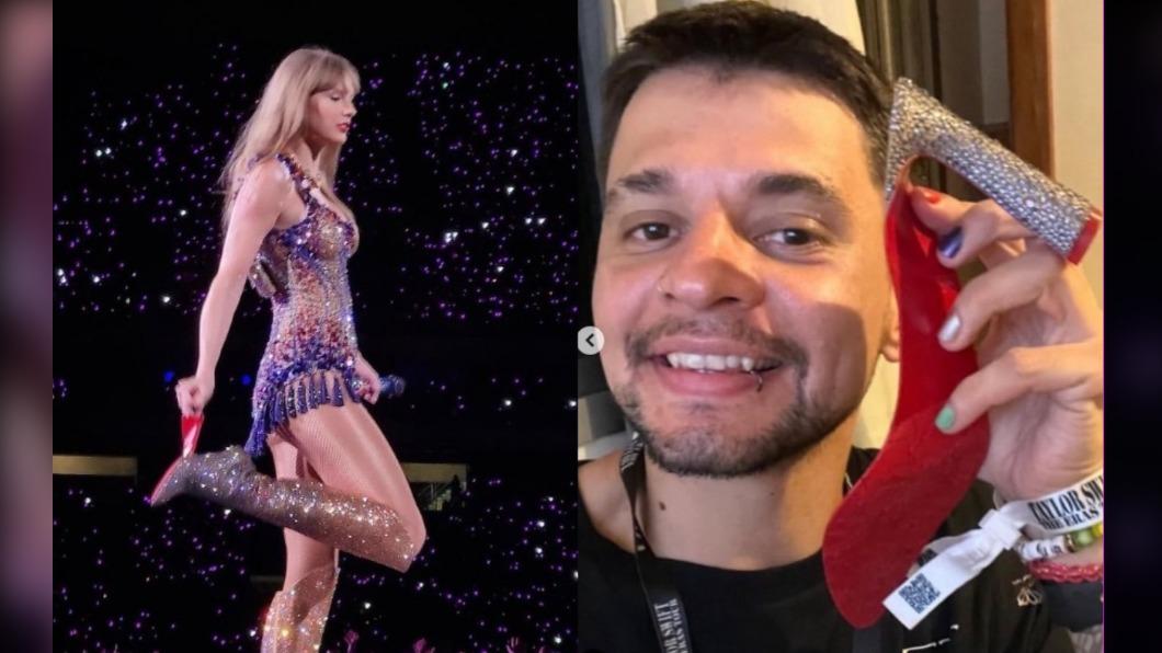 賺到了!泰勒絲唱一半「鞋底脫落」 台上這舉動...粉絲尖叫