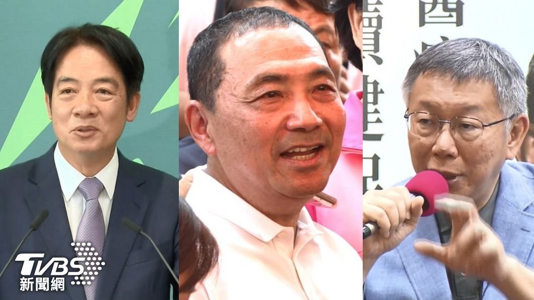 民調/攤牌時刻!「三腳督」侯友宜僅輸賴清德1.4% 柯文哲墊底