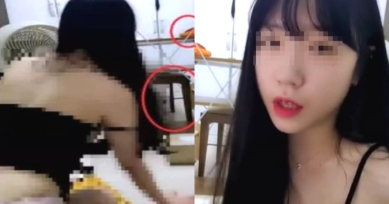 先前也有一名20多歲的女法警開淫穢直播。(圖/翻自newspocket.co.kr)