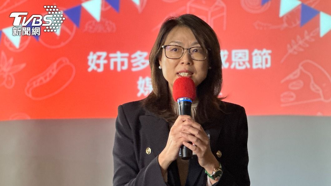 好市多副總經理王友玫。(圖/許稚佳攝)
