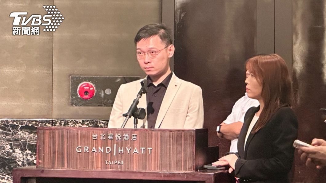 郭辦發言人黃士修。(圖/林至柔攝)