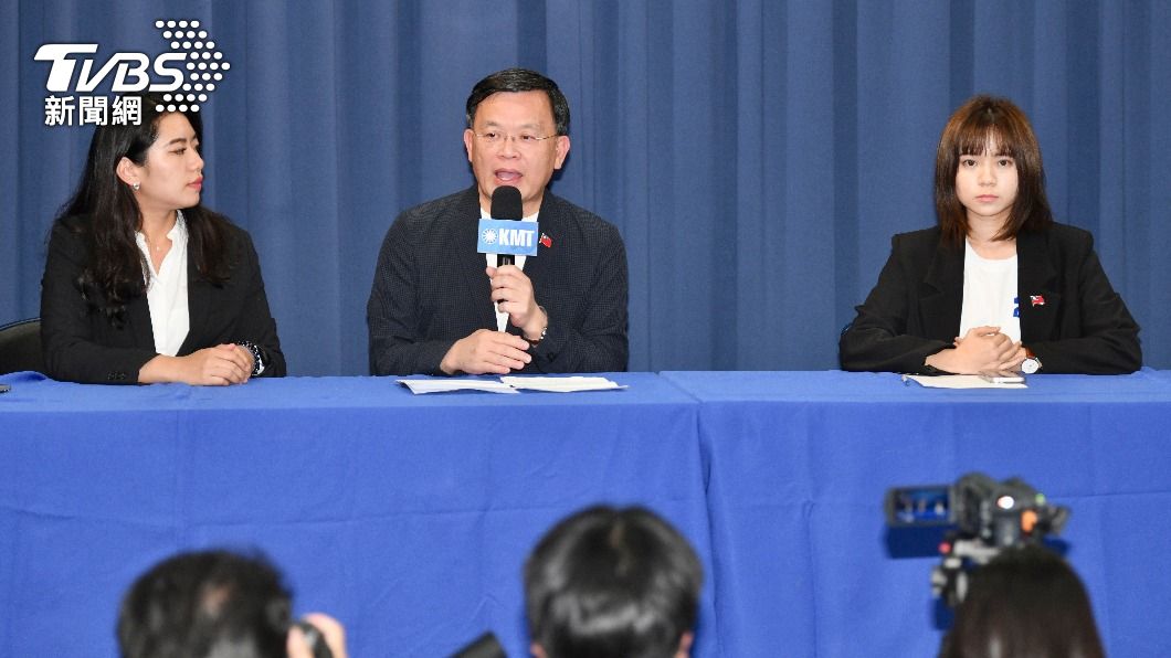 國民黨召開記者會。（圖／胡瑞麟攝）