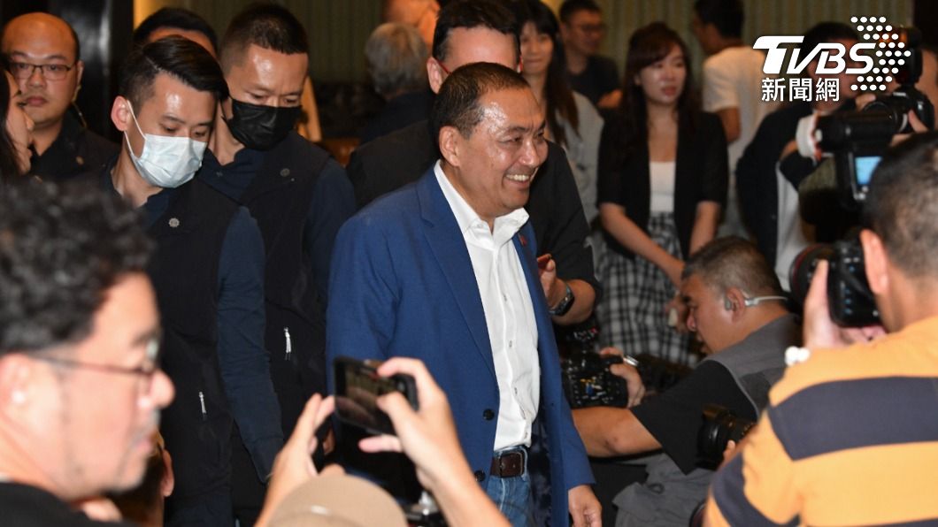 會談中場休息。(圖/胡瑞麒攝)