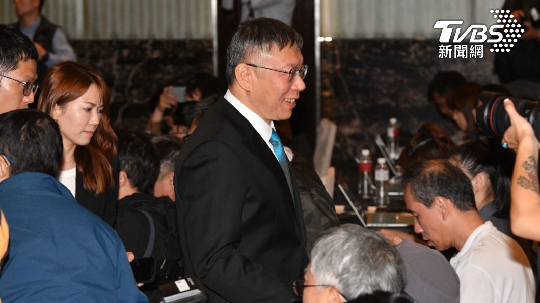 民衆黨總統參選人柯文哲。(圖/胡瑞麒攝)
