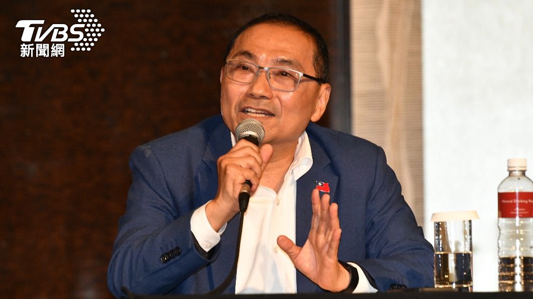 侯友宜將赴中選會登記。（圖／胡瑞麒攝）