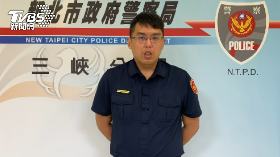三峽分局北大派出所長徐秉宏。(圖/TVBS)