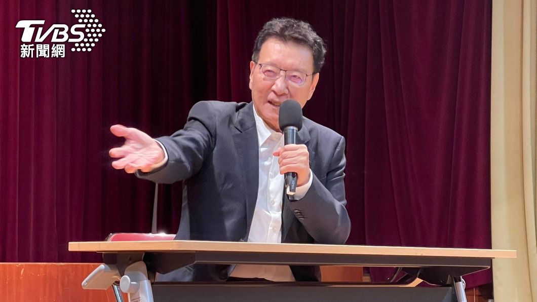中廣董事長趙少康。(圖/潘建樺攝)
